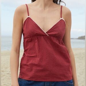 Brandy Melville Edith tank top in red